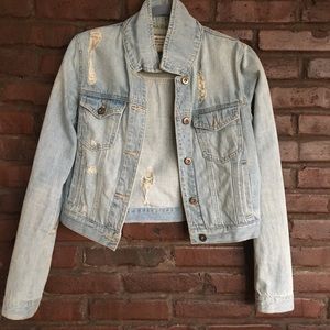 cropped denim jacket